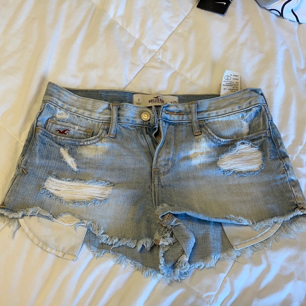 Hollister blue shorts